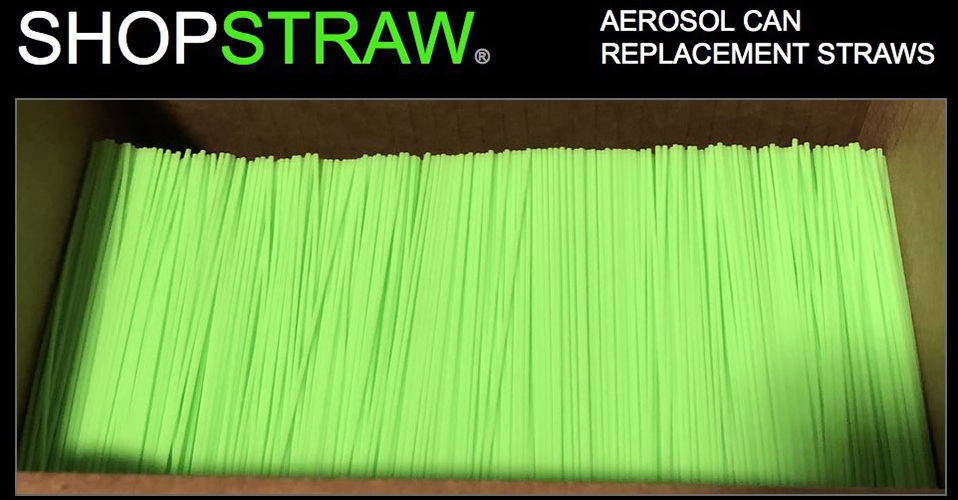 SHOPSTRAW Aerosol Can Replacement Straws