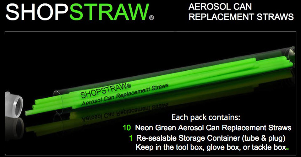 SHOPSTRAW Aerosol Can Replacement Straws