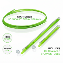 SHOPSTRAW Green Aerosol Can Replacement Straws