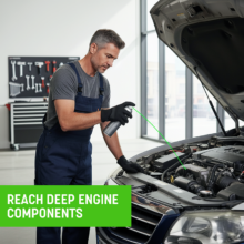 SHOPSTRAW Green Aerosol Can Replacement Straws