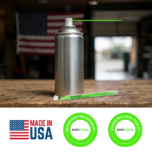 SHOPSTRAW Green Aerosol Can Replacement Straws
